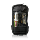 NYLON POUCH W/ MOLLE - SS ROD CLEANING KIT (.22 CAL THRU 12 GAUGE) BLK