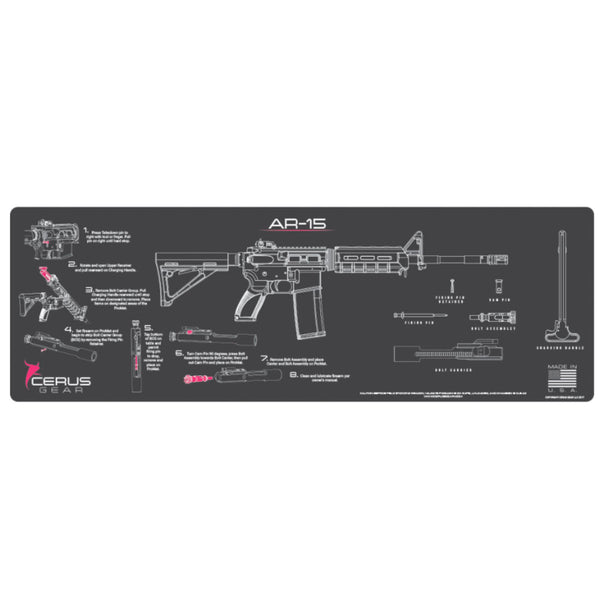 AR-15 INSTRUCTIONAL GRAY/PINK