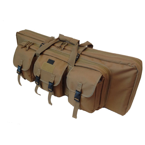 36IN DOUBLE RIFLE CASE - TAN