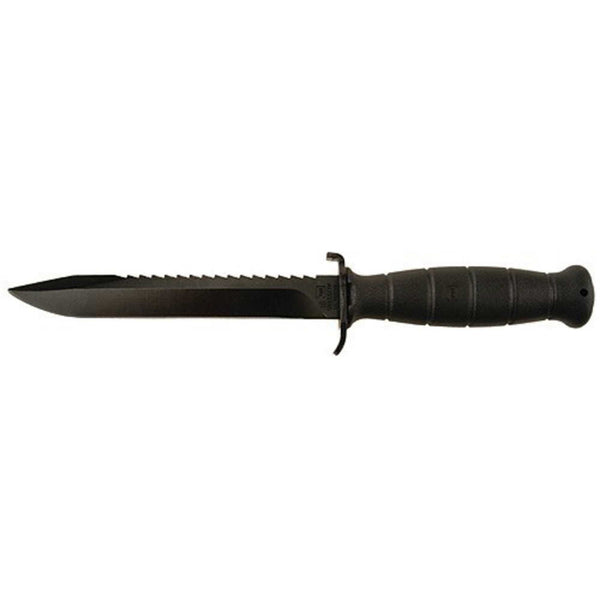 FIELD KNIFE W/SAW BLACK PACKAGED