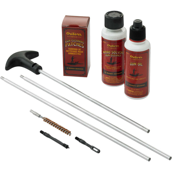 RIFLE 22 CAL CLEANING KIT ALUM RODS CLM