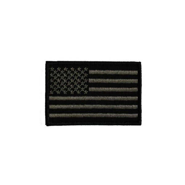 US FLAG BLACK PATCH