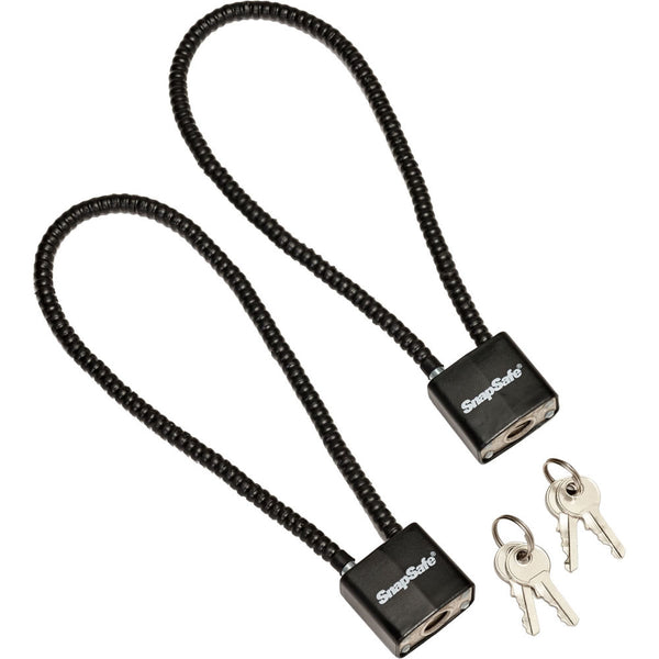 SNAPSAFE LOCK BOX CABLE W/PADLOCK 2 PACK