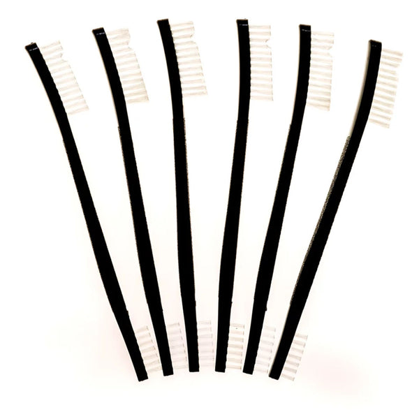 DBL ENDED NYL BRUSHES 10PK BLK 6 PIECE