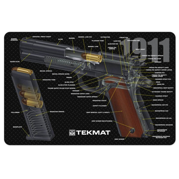 TEKMAT 1911 CUT AWAY - 11X17IN
