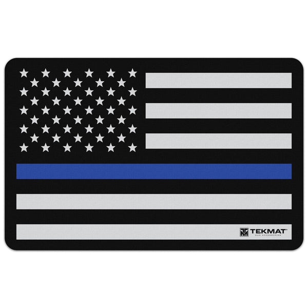 TEKMAT POLICE SUPPORT FLAG - 11X17IN
