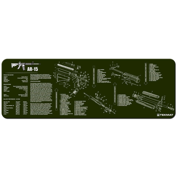TEKMAT AR15 OLIVE DRAB - 12X36IN