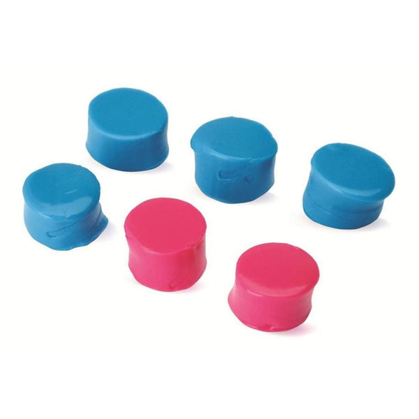 SILICON PLUGS - PINK AND TEAL