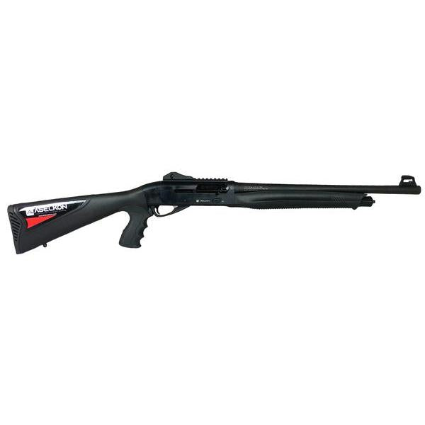Aselkon IT1 12ga/3in 18.5 Blk Syn Pistol Grip Pic Rail 1-cyl tube