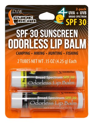 DDW LIP BALM W/SPF-30 ODERLESS