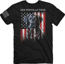 BUCK WEAR T-SHIRT "RED WHITE