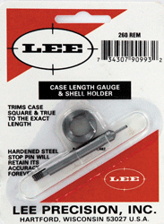 LEE TRIMMER GAUGE .260 REM.