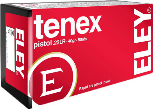 ELEY AMMO TENEX PISTOL 22LR