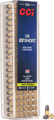 CCI AMMO 22 CB SHORT 710FPS