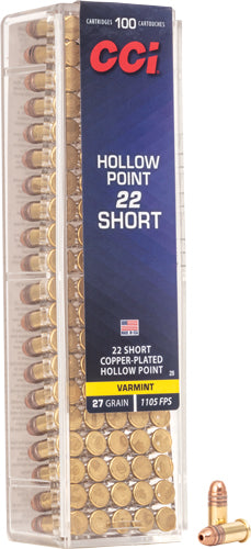 CCI AMMO 22 SHORT 1080FPS 27GR