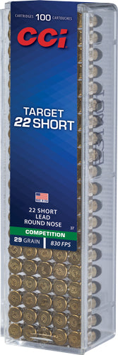 CCI TARGET .22 SHORT 29GR LEAD