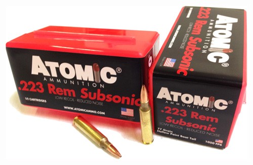 ATOMIC AMMO .223 REM SUBSONIC