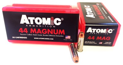 ATOMIC AMMO .44 REM MAG 240GR