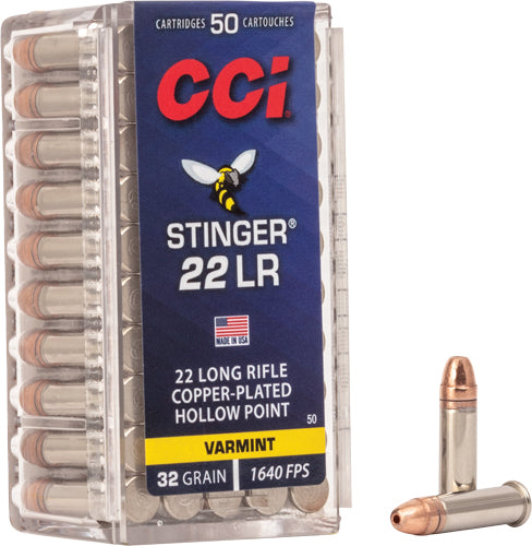 CCI AMMO STINGER 22LR 1640FPS