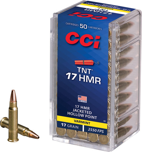 CCI AMMO .17HMR 2550FPS 17GR