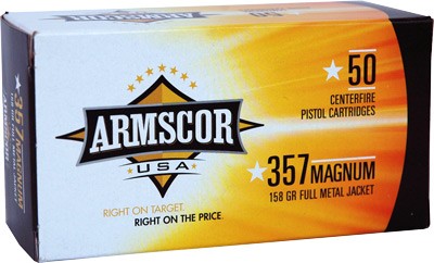 ARMSCOR .357 MAGNUM 158GR FMJ