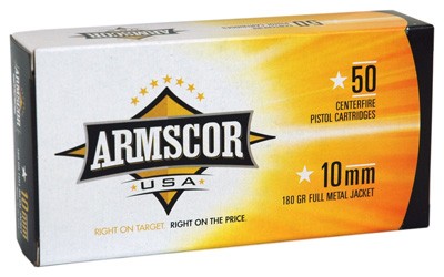 ARMSCOR AMMO 10MM 180GR FMJ
