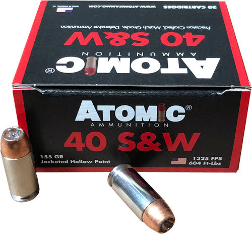 ATOMIC AMMO .40SW 155GR