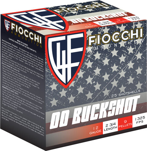 FIOCCHI 12GA 2.75" 00 BUCK