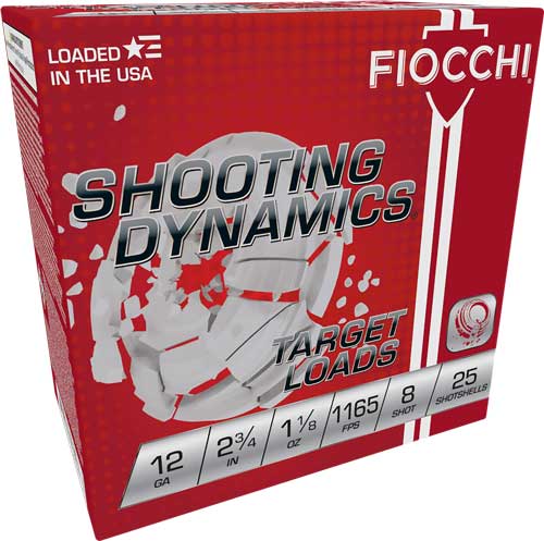 FIOCCHI 12GA 2.75" CASE LOT #8