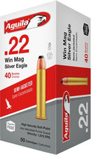 AGUILA 22WMR 1875FPS 40GR JSP