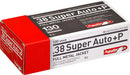 AGUILA AMMO .38 SUPER AUTO +P