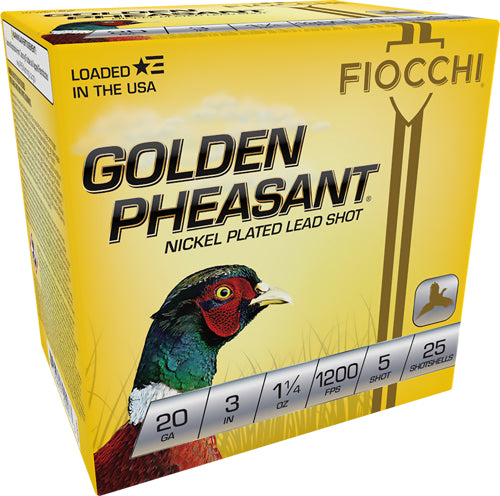 FIOCCHI GLDN PHSANT 20GA 3" #5
