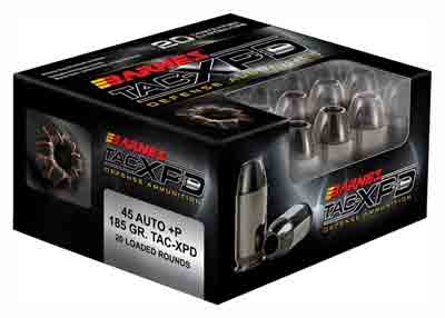 BARNES AMMO TAC-XPD .45ACP +P