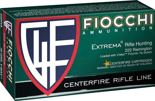 FIOCCHI AMMO .222 REMINGTON