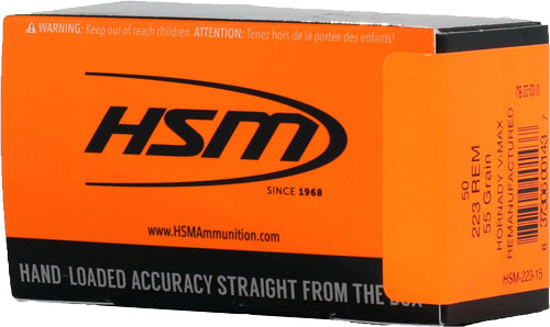 HSM AMMO RMFG .223 55GR