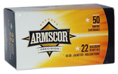 ARMSCOR AMMO .22WMR 40GR