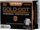 SPEER AMMO GOLD DOT 9MM LUGER