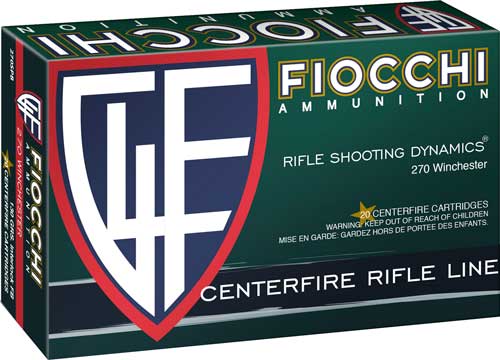 FIOCCHI AMMO 270 WIN 130GR
