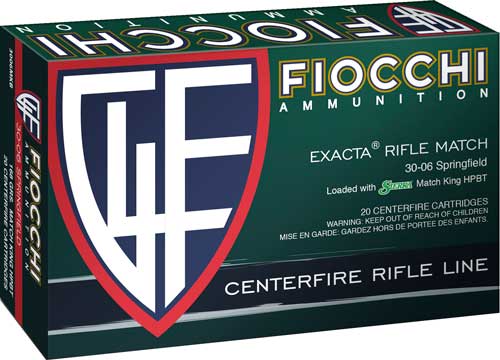 FIOCCHI AMMO .30-06 168GR