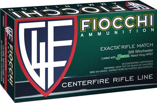 FIOCCHI AMMO .308 WIN 175GR