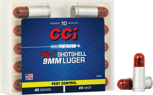 CCI AMMO 9MM LUGER SHOTSHELLS