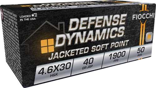 FIOCCHI AMMO 4.6X30 40GR JSP