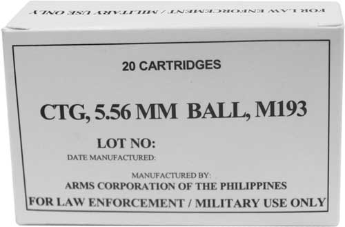 ARMSCOR AMMO .223REMINGTON