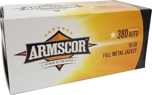 ARMSCOR .380ACP 95GR FMJ