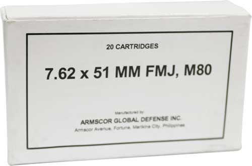 ARMSCOR AMMO 7.62X51 M80