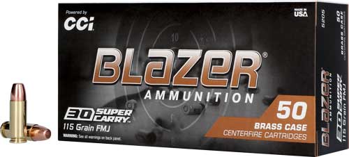 CCI AMMO 30 SUPER CARRY 115GR
