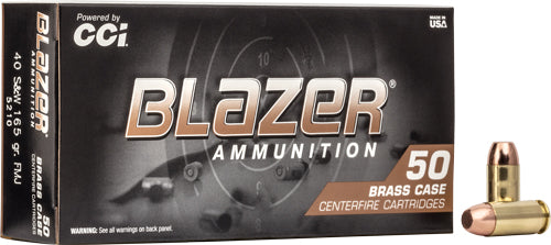 CCI AMMO 40SW 165GR FMJ BLAZER