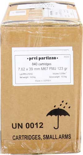 PPU AMMO 7.62x39 CASE LOT