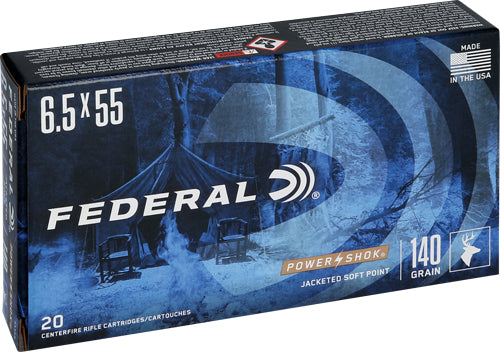 FEDERAL POWER-SHOK 6.5X55SWED