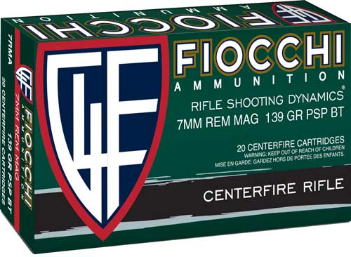 FIOCCHI AMMO 7MM REM MAG
